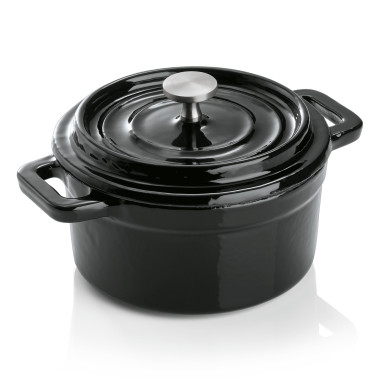 WAS - Cocotte fonte acier noire mini Ø10cm