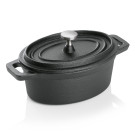 WAS - Cocotte mini ovale acier fonte noire