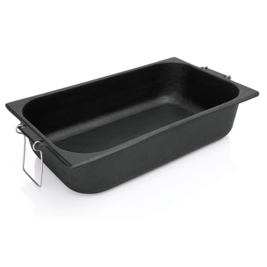 WAS - Plat à rôtir fonte acier - GN - 52 x 31.5 x 12.5 cm