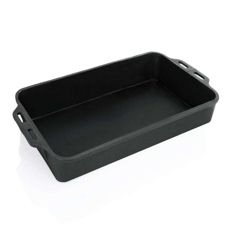 WAS - Plat à rôtir fonte 2 poignées  - 47 x 29 x 7.5 cm