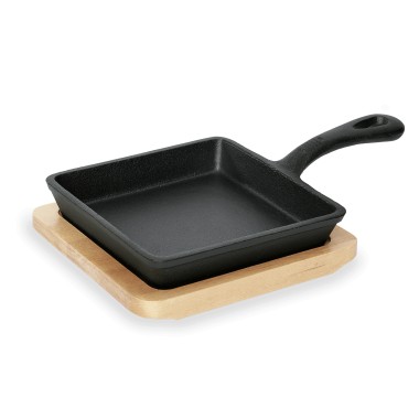 WAS - Poêle de service en fonte carrée  14.5cm
