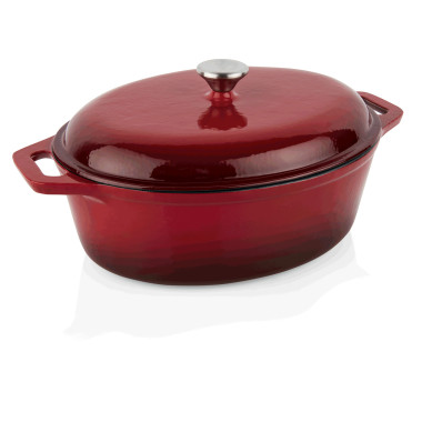 WAS - Cocotte en fonte acier  5.2l ovale