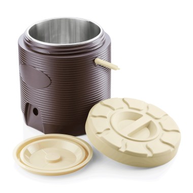 WAS -Conteneur isotherme 12l  Ø30cm marron
