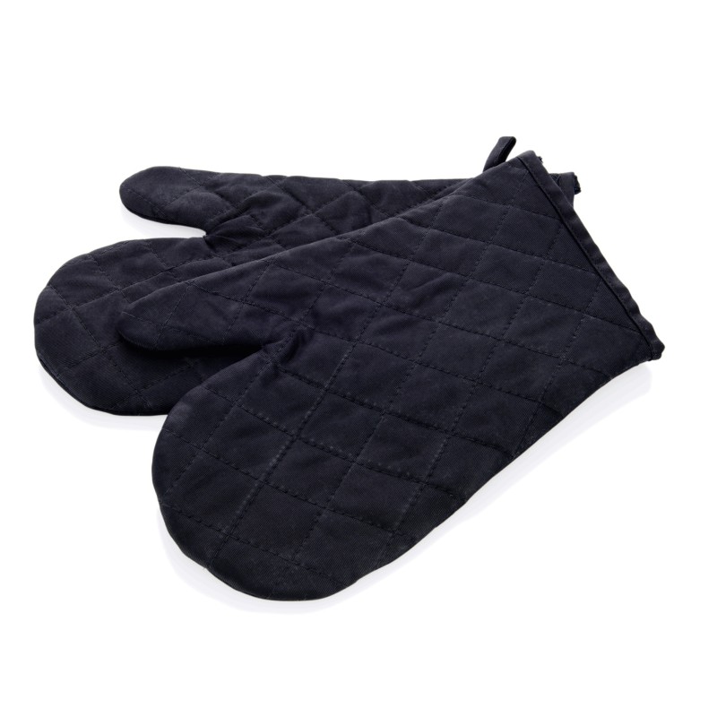 WAS - Gant de cuisine thermique noir 44cm - Lot 2