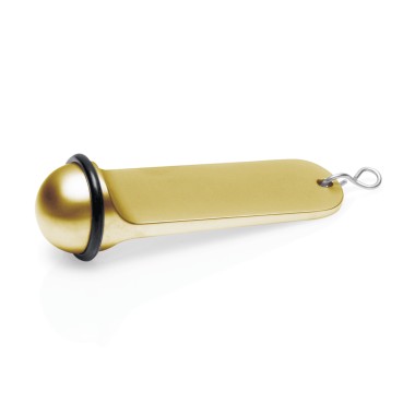 WAS - Porte-clés de chambre doré 11cm