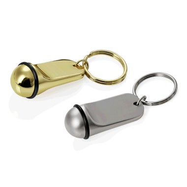 WAS - Porte-clés de chambre doré