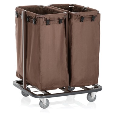 WAS - Chariot à linge - 74 x 63 x 92 cm