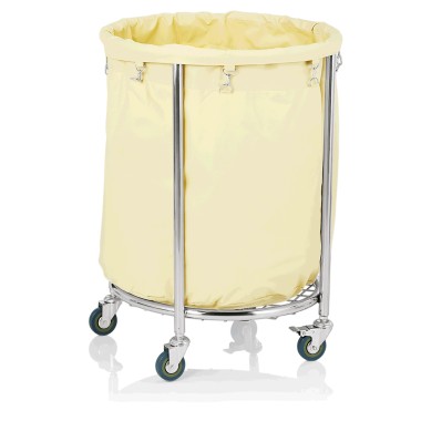 WAS - Chariot à linge Ø60cm beige