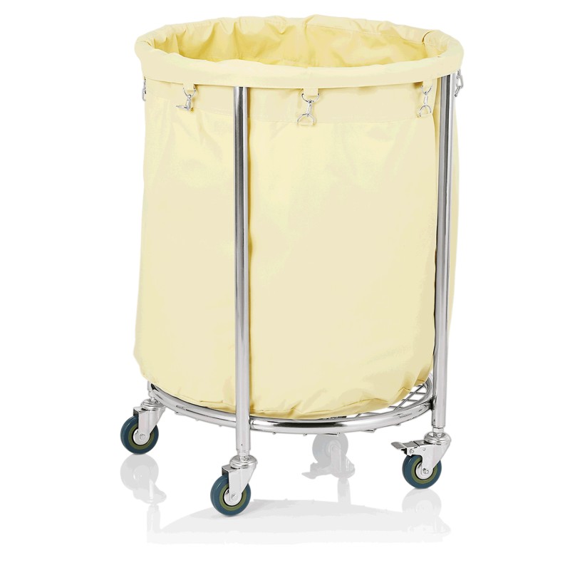 WAS - Chariot à linge Ø60cm beige