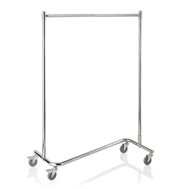 WAS - Chariot à garde-robe forme en Z - 120 x 54.5 x 172.5 cm
