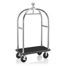 WAS - Chariot à bagages fond noir - 113 x 62 x 191 cm