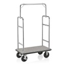 WAS - Chariot à bagages haut gris - 113 x 62 x 183 cm
