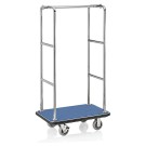 WAS - Chariot à bagages haut fond bleu - 94.5 x 61 x 173 cm