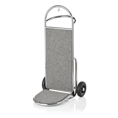 WAS - Chariot à bagages base grise - 61 x 70.5 x 121 cm