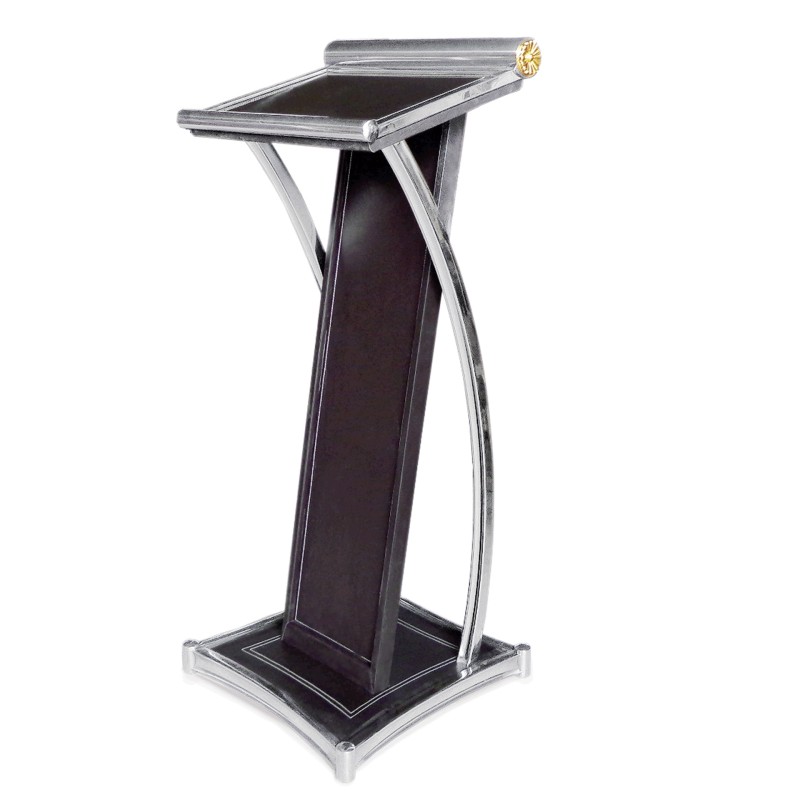 WAS - Lutrin pupitre bois métal - 50 x 50 x 120 cm