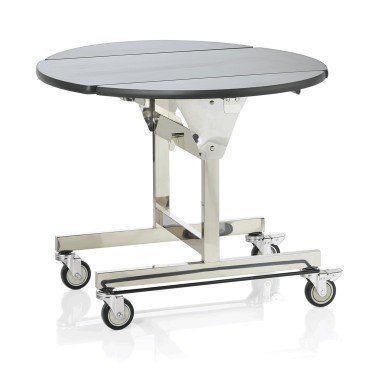 WAS - Table de service sur roues - 105 x 90 x 75 cm