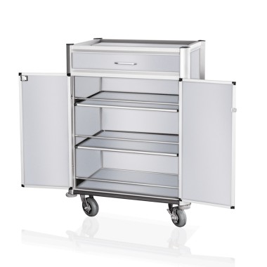 WAS - Chariot de rechargement minibar aluminium