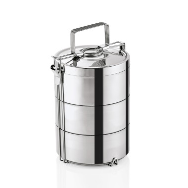 WAS - Boites à repas empilables  isotherme 4 x 0.9l