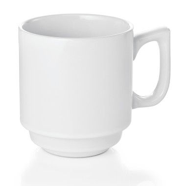WAS - Mug porcelaine blanche 250ml - Lot 48