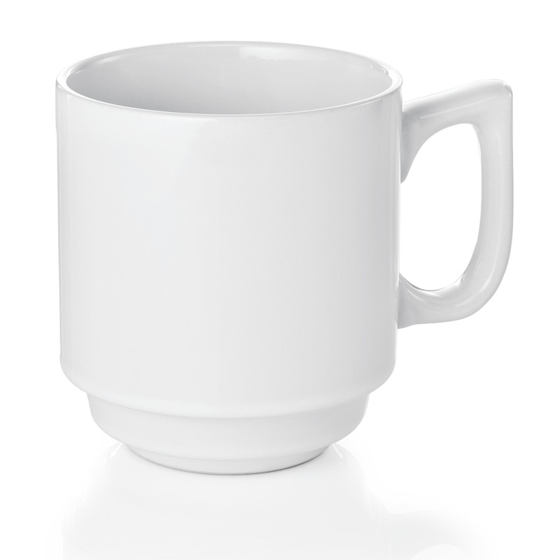 WAS - Mug porcelaine blanche 250ml - Lot 48