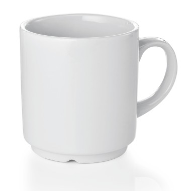 WAS - Mug 250ml porcelaine blanche - Lot 6