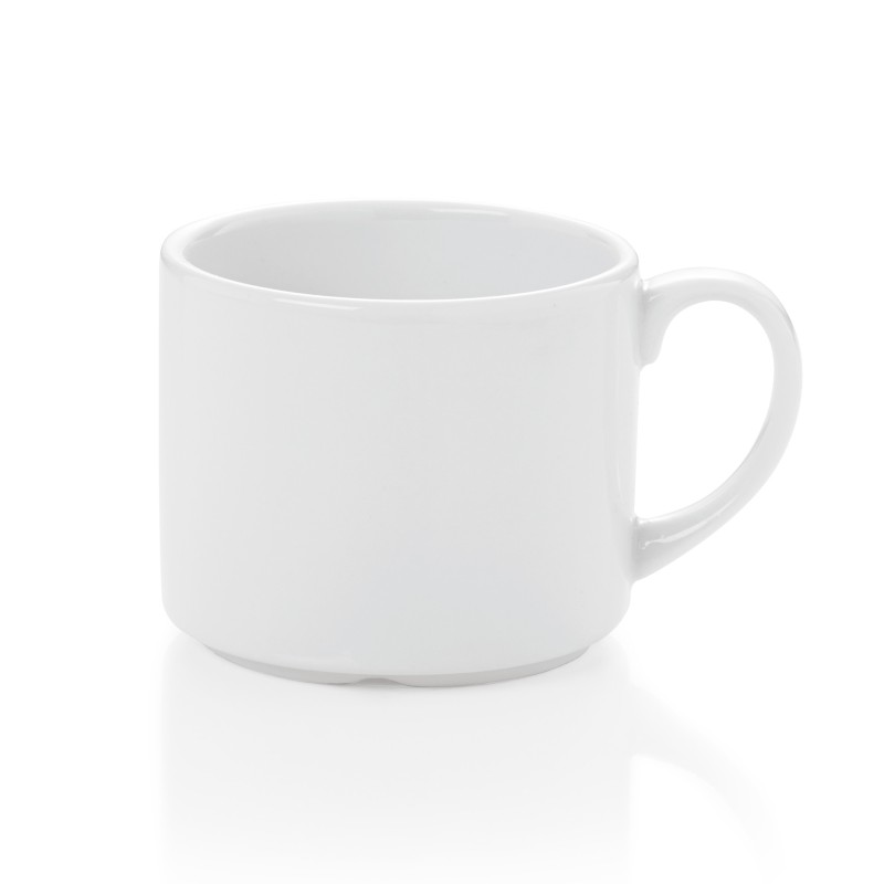 WAS - Mug 290ml porcelaine blanche - Lot 6