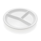 WAS - Assiette compartimentée porcelaine Ø26cm - Lot 3