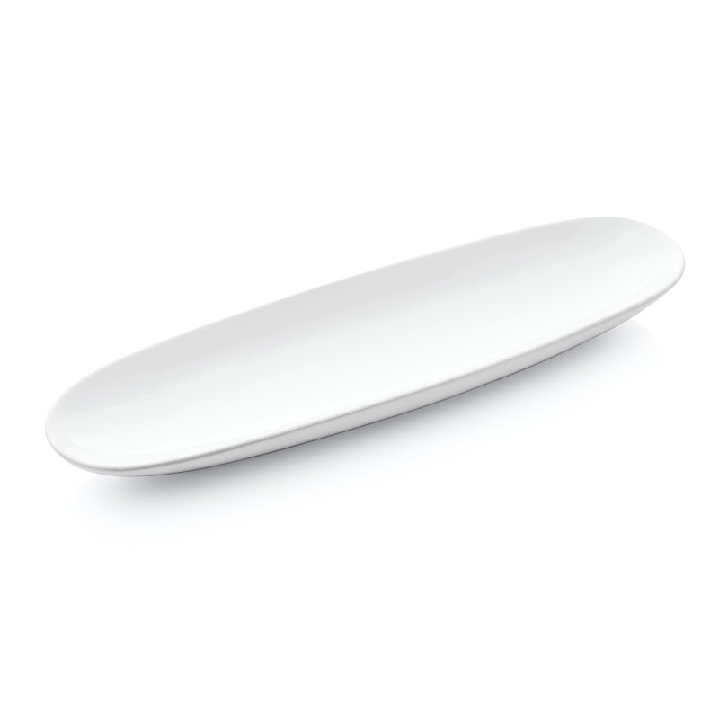 WAS - Plat ovale en porcelaine - Lot 6 - 360 x 95 mm