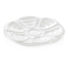 WAS - Assiette à huîtres porcelaine - Lot 6