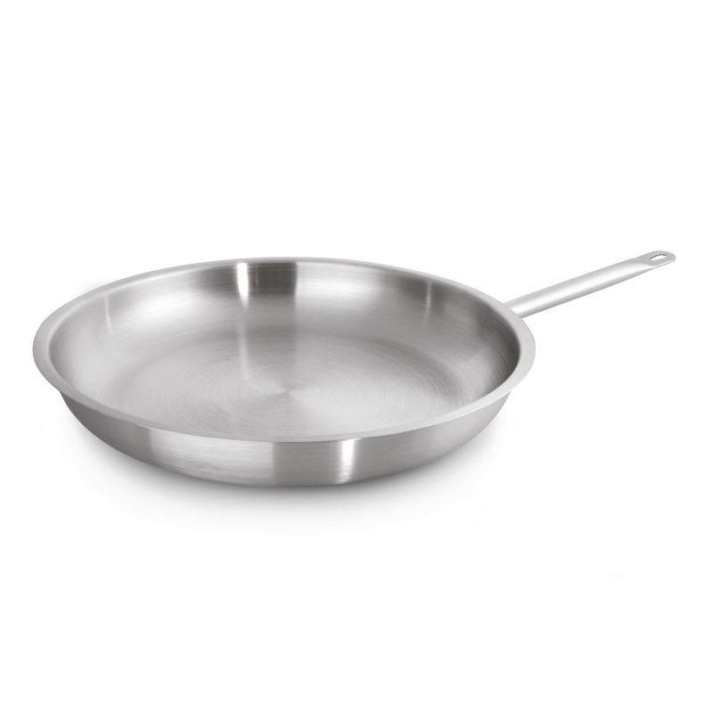 WAS - Poêle acier inoxydable Ø40cm - h6cm