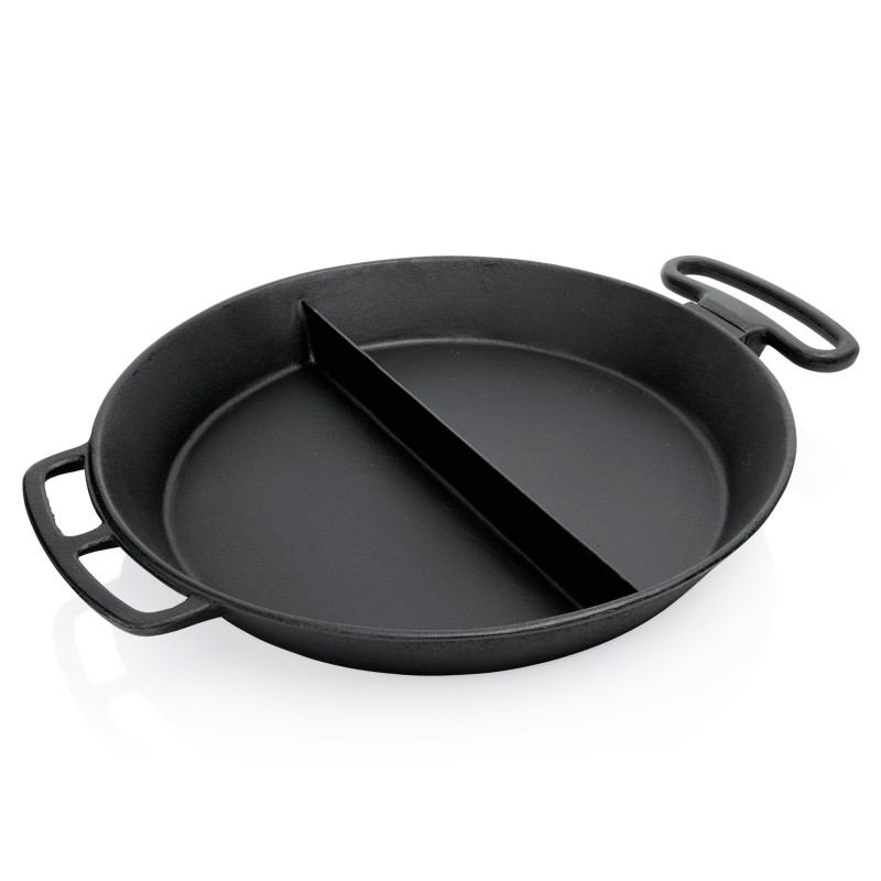 WAS - Poêle fonte 2 compartiments Ø80cm - h12cm