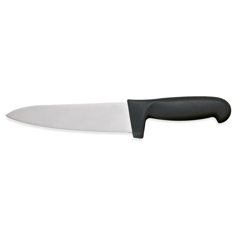 WAS - Couteau de cuisine HACCP - lame 18cm - noir