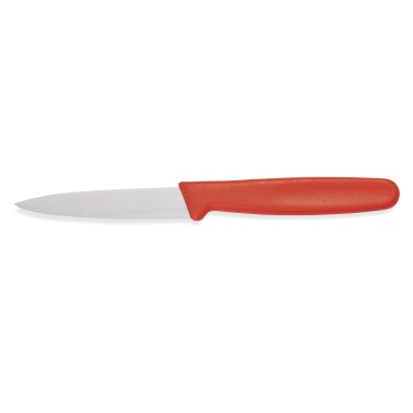 WAS - Couteau de cuisine à éplucher lame 18cm  rouge