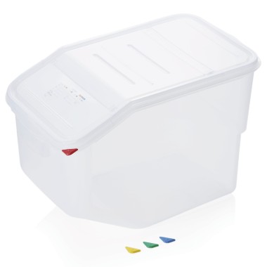 WAS - Bac de stockage d'ingrédients HACCP - 560 x 340 x 400 mm