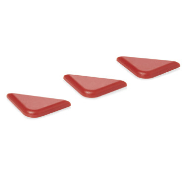 WAS - Clips de codage des couleurs HACCP - Lot 50 rouge