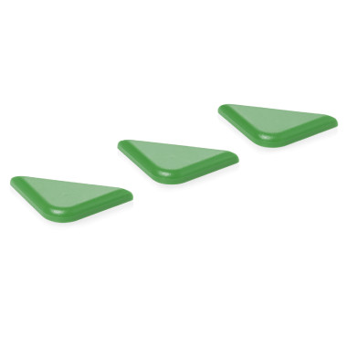 WAS - Clips de codage des couleurs HACCP - Lot 50 vert
