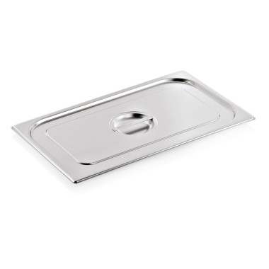 WAS - Couvercle GN 1/1 en acier inox chromé