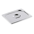 WAS - Couvercle GN 1/2 en acier chromé