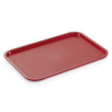 WAS - Plateau - 350 x 270 x 20 mm polypro. rouge