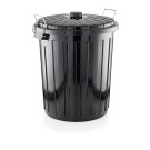 WAS - Poubelle avec couvercle 73l - H600mm