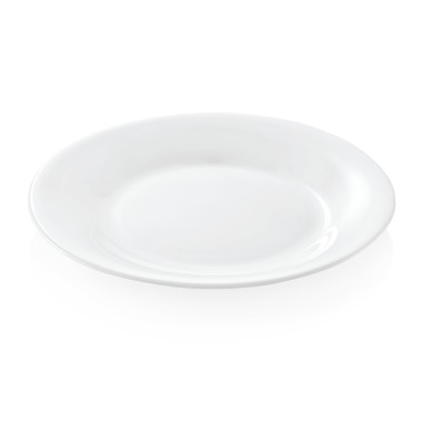 WAS - Assiette plate Ø175mm verre blanc - Lot 6