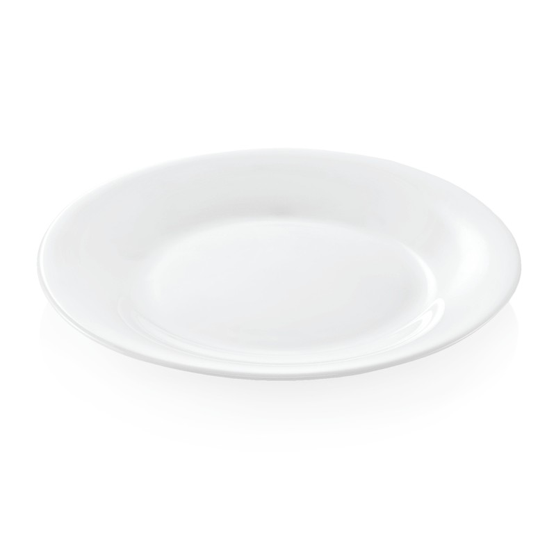 WAS - Assiette Ø200mm en verre blanc - Lot 6