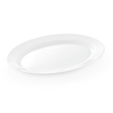 WAS - Plat en verre blanc- Lot 6 - Ø305 mm