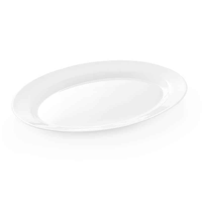 WAS - Plat en verre blanc- Lot 6 - Ø305 mm