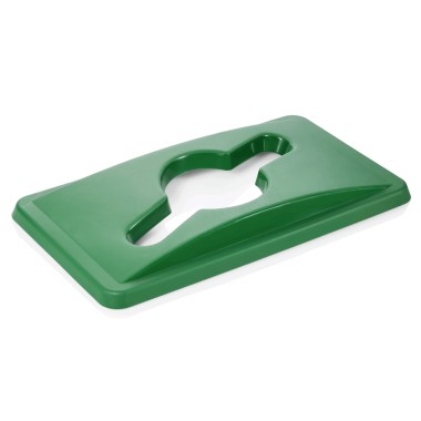 WAS - Couvercle pour poubelle vert - 520 x 290 x 50 mm