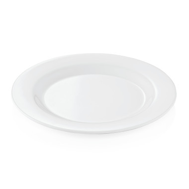 WAS - Assiette Ø200mm mélaminé - Lot 12 blanc