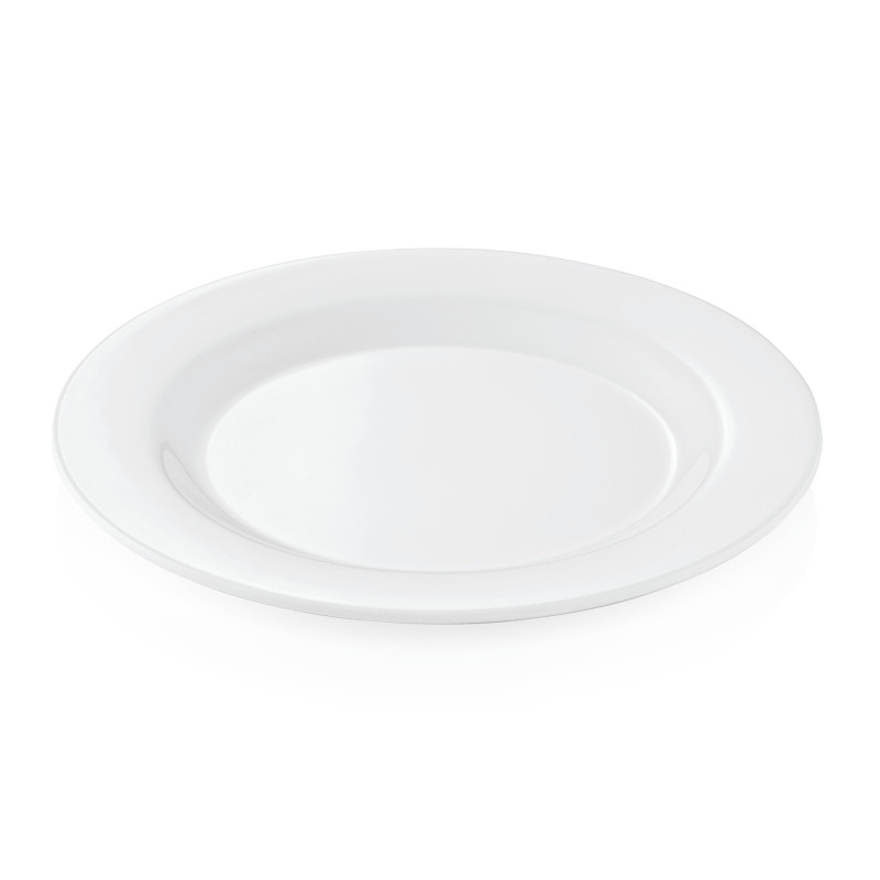 WAS - Assiette Ø200mm mélaminé - Lot 12 blanc