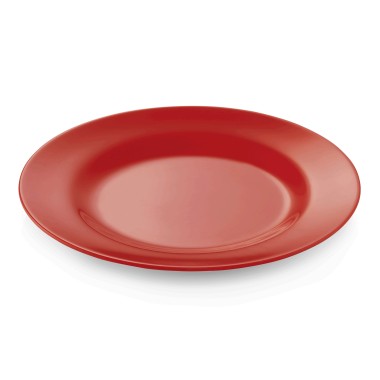 WAS - Assiette Ø200mm mélaminé - Lot 12 rouge