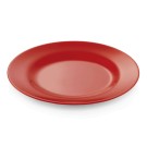 WAS - Assiette Ø200mm mélaminé - Lot 12 rouge