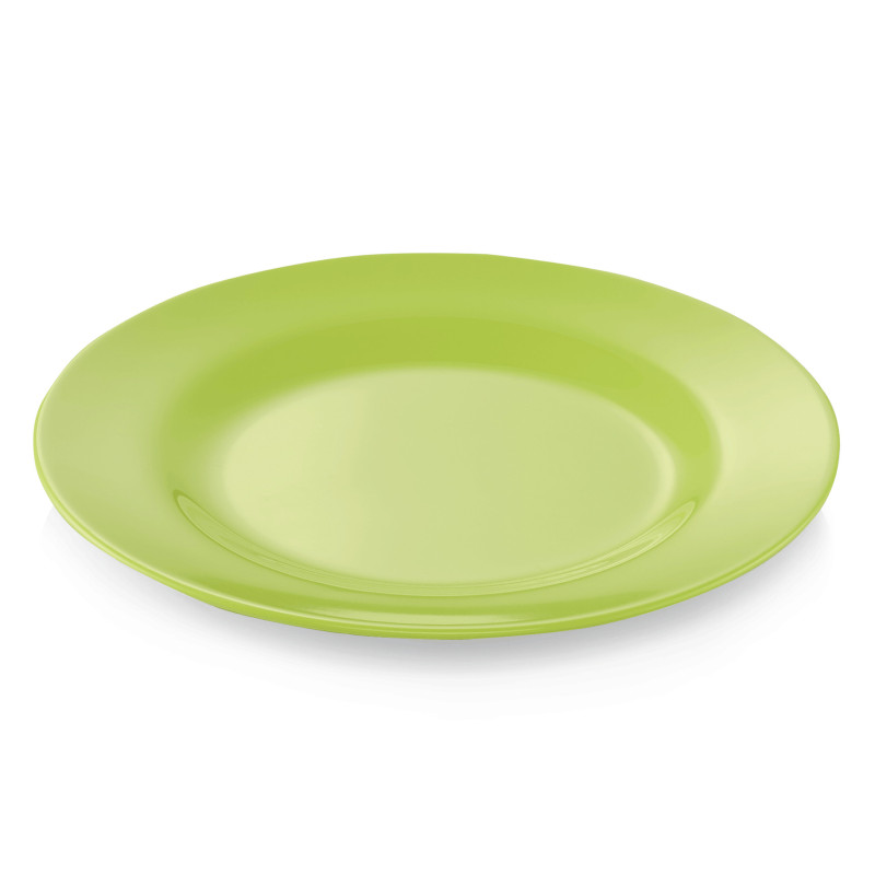 WAS - Assiette Ø200mm mélaminé - Lot 12  vert pomme